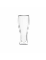 Brandani Sada 2 kusů dvoustěnných sklěněných sklenic 400ml pivní sklo BRANDANI