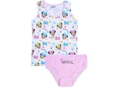 sarcia.eu Růžovobílý set spodního prádla, tričko + kalhotky Minnie Mouse DISNEY 5-6 let 116 cm