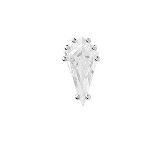 PDPAOLA Jemná stříbrná single náušnice se zirkonem NOA Silver PG02-759-U
