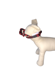 Palkar Nylonový náhubek pro psy vel. 0 12 cm x 3 cm černo-červená