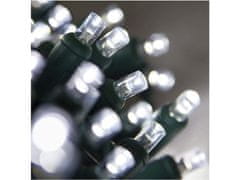 AUR Venkovní LED vánoční řetěz - studená bílá, 10m, 500 LED, se záblesky