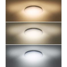 Solight Solight LED stropní světlo Plain, 3CCT, 36W, 2520lm, 3000K, 4000K, 6000K, kulaté, 45cm WO793