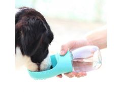 BellaPet Cestovní láhev na vodu pro psy (350ml), modrá