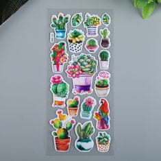 Kraftika Samolepky, pvc nálepky, motiv - kaktus, lama, na dekoraci