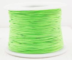 Kraftika Zelený, kulatý nylonový elastický provázek, šňůrka, lanko