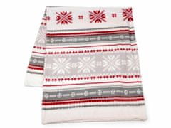 Kraftika 1ks červená deka flannel fleece 150x200cm, deky