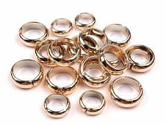 Kraftika 20pár 1 stříbrná dekorační svatební prsteny