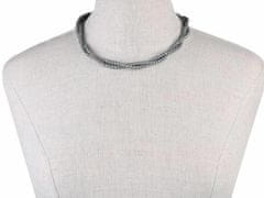 Kraftika 1ks (80) černá perlový náhrdelník