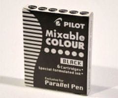 Pilot Náplň do plnicího pera parallel pen (6ks) černá,