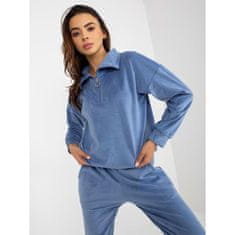 BERRAK Dámské pyžamo s mikinou HANCE modré BR-PI-9117_391307 S