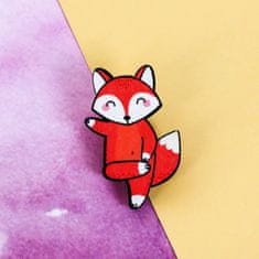 Kraftika Antistresový odznak "fox", 2,5 4 cm
