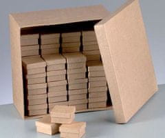 EFCO Kartonové krabičky v sadě 51ks čtvercové, na decoupage