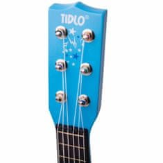 Kraftika Tidlo dřevěná kytara star modrá
