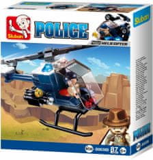 Sluban Policie 4into1 m38-b0638b helikoptéra
