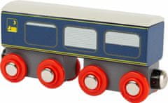 Small foot Dřevěný vlak modrý