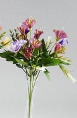 Kraftika Kytice mini lilií 33 cm, fialová