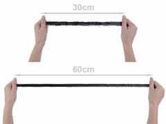 Kraftika 13.5m (30mm) tyrkysová flitrový prýmek šíře 20 - 30mm
