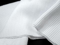 Kraftika 1ks 002 white elastické náplety 15x80cm, textilní galanterie