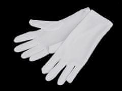 Kraftika 1pár (22-24cm) bílá společenské rukavice dámské