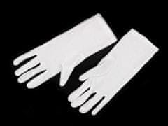 Kraftika 1pár (22-24cm) bílá společenské rukavice dámské