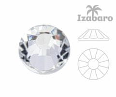Izabaro 2038 broušený krystal, šaton, kulatý