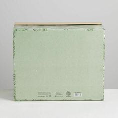 Kraftika Skládací krabička "teplo a pohodlí", 31,2 25,6 16,1 cm