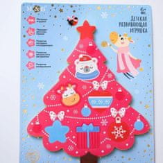 Kraftika Hračka pro děti, do vany - růžový vánoční stromeček