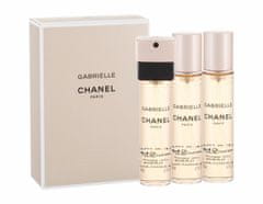 Chanel 3x20ml gabrielle, parfémovaná voda, náplň