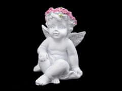 Kraftika 1ks bílá dekorace anděl - malý, andělé