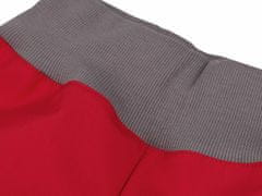Kraftika 1ks (vel. 104-110) červená dětské softshellové kalhoty s