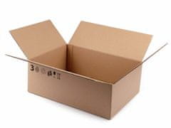 Kraftika 1ks nědá přírodní kartonová krabice 40x30x15 cm, kartony