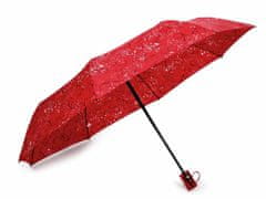 Kraftika 1ks fialová dámský skládací vystřelovací deštník
