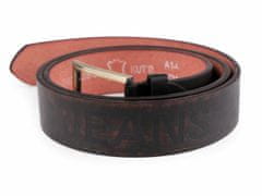 Kraftika 1ks (105 cm) černá pánský pásek šíře 3,5 cm, šle a pásky