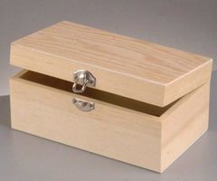 EFCO Dřevěná krabička obdélníková 22x14x10cm,
