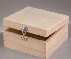 EFCO Dřevěná krabička čtvercová 19x19x10cm,