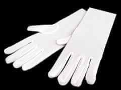 Kraftika 1pár (22 - 23cm) 101 bílá společenské rukavice pánské