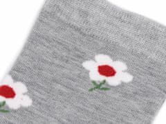 Kraftika 5pár (vel. 35-38) mix dámské bavlněné ponožky květy