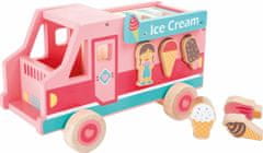 Small foot Dřevěný vkládací zmrzlinový vůz