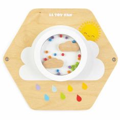 Le Toy Van Petilou hrací panel barevný déšť