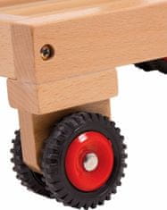 Small foot Dětský dřevěný nákupní vozík
