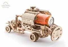 UGEARS 3d dřevěné mechanické puzzle tanker