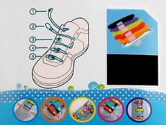 Kraftika 12karta mix silikonové tkaničky do bot délka 12 cm