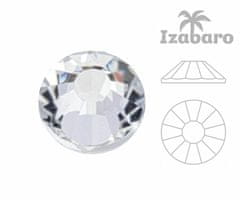 Izabaro 144pcs crystal crystal 001 kolo sun rose silver