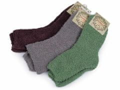 Kraftika 3pár (vel. 39-42) mix dámské froté ponožky, ponožky