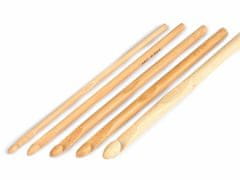 Kraftika 1ks (8 mm) bambus sv. bambusový háček na háčkování vel. 5;