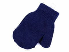 Kraftika 1pár 11 modrá berlínská dětské pletené rukavice
