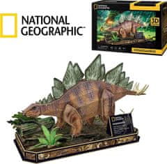CubicFun 3D puzzle National Geographic: Stegosaurus 62 dílků