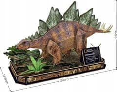 CubicFun 3D puzzle National Geographic: Stegosaurus 62 dílků