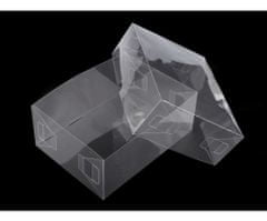 Kraftika 1ks transparent plastová krabička s víkem
