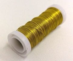 Seizis Drátek 0,37mm (30m) - zlatý, seizis, drátky drátkování